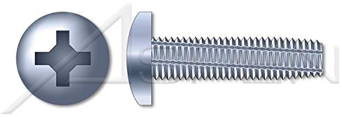 (1200 pcs) M3-0.5 X 6mm, DIN 7516 Type A, Metric, Thread-Cutting Screws, Pan Phillips Drive, Steel, Zinc Plated