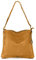 Cas8 Damen Handtasche LEA aus Premium Leder - authentische Schultertasche für jeden Anlass - mittelgroße Ledertasche für Damen, vielseitig kombinierbare Lederhandtasche für jedes Outfit, curry