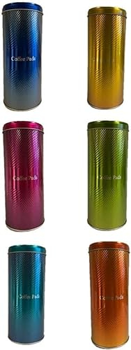 James Premium Paddose für 18 Kaffeepads, neues Design, Dose, Pad, 12er Pack