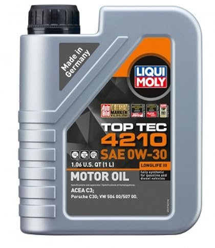 Liqui Moly - Pack of 6 - 1L Top Tec 4210 Motor Oil 0W30 (22156)