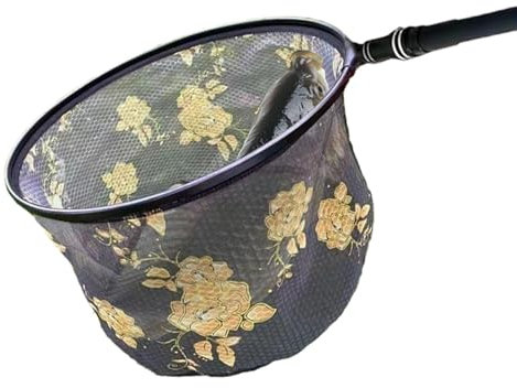 Équipement de pêche à la truite, filets de pêche pour | 35/40/45 cm Épuisette à truite Épuisette de bassin - Épuisette épaississante pour truite, filet de pêche portable en caoutchouc pour adultes,