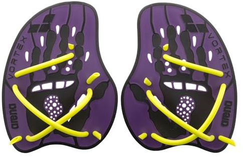 arena Vortex Evolution Nuoto Palette Mani, Accessorio Allenamento Piscina, Palette Piscina con Cinghie Regolabili, Senza PVC