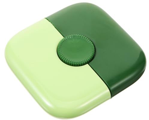 SHERCHPRY Rifilatore Chioma 2 in 1, Pettine Leggero in Plastica Verde per Doppie Punte e Frangia, per Viaggi e Attività all'Aperto