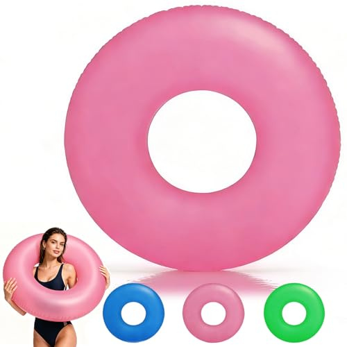Inflatable Rings Pool for Adult Kids, Inflatables Pool Floats, 90/70cm Rubber Rings, PVC Swimming Rings, Floaties Ring Toy Water floats for Women Men Girl Boy Summer Pools Beach Party Water Sport