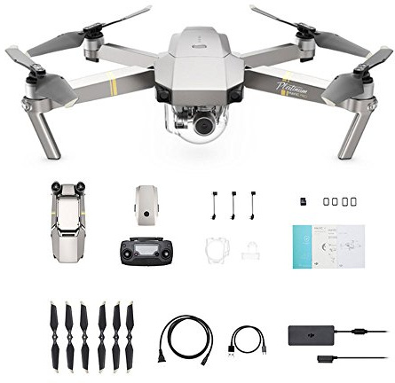DJI Mavic Pro Quadcopter Drohne mit Kamera, platinum