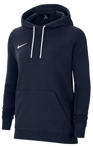 Nike Femme Park 20 Sweat Capuche, Obsidienne/Blanc/Blanc, S EU