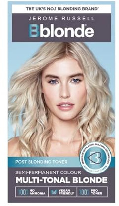 Jerome Russell Bblonde Post Blonding Toner Kit - Multi-Tonal Blonde, Semi Permanent
