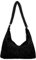 Ulisty Damen Latschig Cord Hobo Tasche Verstellbarer Riemen Schultertasche Umhängetasche Lässig Tragetasche Handtasche schwarz