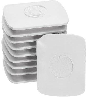 QUARKZMAN 10pz Gessetti per Sarti, Gessetti per Sarti a Base di Cera, Pennarello Lavabile per Segnare Tessuti per Cucito, Quilting, Articoli per Forniture e Accessori per Artigianato, Bianco