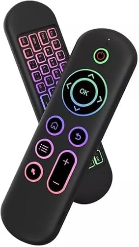 TELECOMANDO VOCALE WIRELESS 2.4G MINI TASTIERA USB AIR MOUSE PER SMART TV BOX PC