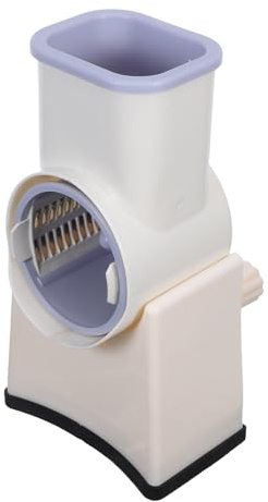 Garneck Multifuncional Cortador de Verduras Manual con Manivela Rallador y para Cocina Incluye Cuatro Cuchillas para Cortar Rallar y Desmenuzar Herramienta Versátil para Chefs Domésticos