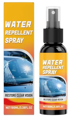 Vattentät bilspray – fordonsfönstervårdsprodukt, regntätt bilglas anti-regnmedel | 100 ml för lastbil sedan förare reseentusiaster motorväg körförare detaljers flottchefer
