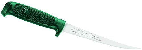 Marttiini 904610 - Cuchillo para deshuesar, inoxidable, vaina de plástico, Verde, 10 cm