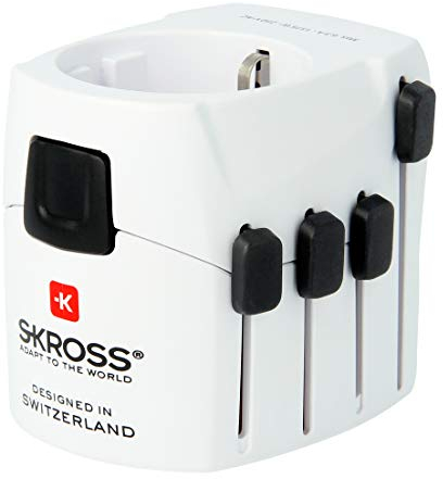SKROSS PRO - Reiseadapter für Reisende aus Europa (Schutzkontakt-Standard), 1 Stück