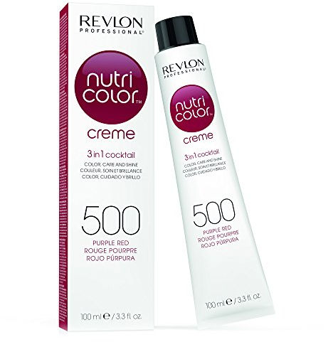 Revlon Cura Capillare, Nutri Color Cream, 500 ml, 500-Purple Red 100 Ml