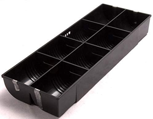 Ersatz Münzfach 342x126x47mm für 8 Münzen, für 41cm breite Kassenlade, Münzeinsatz