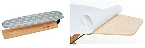 Foppapedretti Lo Stiramaniche Accessorio Stiro, Naturale & 0079000100 Il Mollettone Ricambio per ASSE da Stiro, Poliestere, Bianco