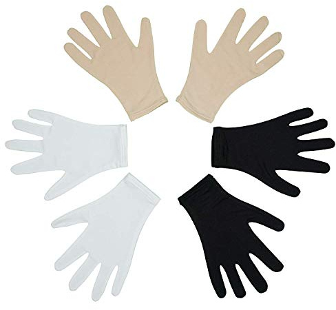 Skating Spirit Figure Skating Competition Gloves, Dance Gloves (1 Pair) - for Performance Testing Show (Black, Small)