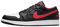 Nike Herren Air Jordan 1 Halbschuhe, Schwarz/Feuerrot-Weiß, 9, Schwarz/Feuerrot/Weiß, 42.5 EU