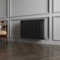 Huibathroom 600x830mm Black Cast Iron Horizontal Triple Column Traditional Central Heating Radiators