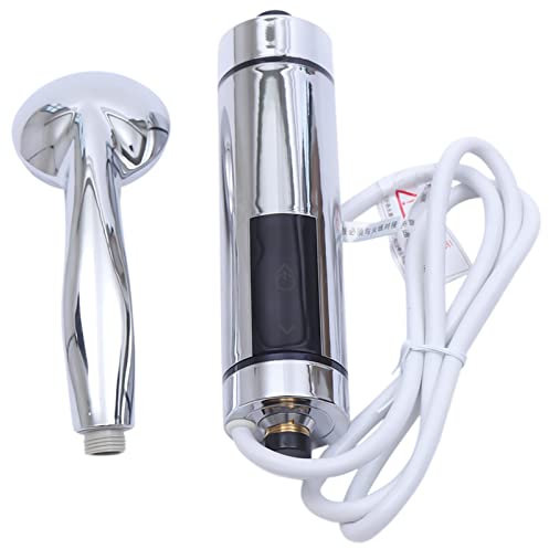 Calentador de agua eléctrico instantáneo para baño con indicador de temperatura, calentamiento instantáneo, para uso universal en el baño