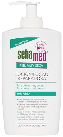 Sebamed Loción Reparadora, Contiene Urea, nutre e hidrata la piel, reduce la irritación, 400 ml
