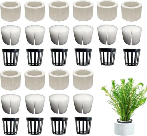 Ceramic Plant Weights - Aquatic Plants Fixed Ring Set, 10Pcs Aquarium Plant Weights Ceramic, Aquatic Plant Anti-Floating Pot Fixing, Anti-Floating Ring Aquarium Plants, For Beautify Aquarium