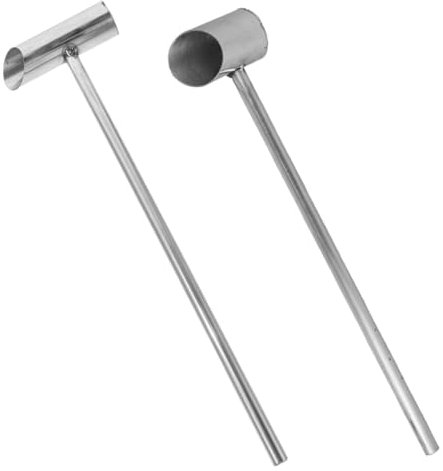IMIKEYA 2 cucchiai di zucchero per fare marshmallow mestolo in acciaio inox per zucchero marshmallow utensili convenienti per uso domestico