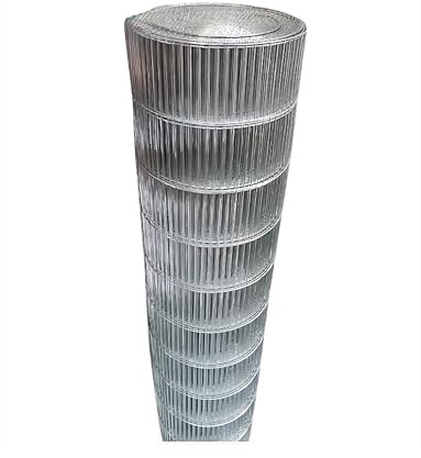 Genérico Cerca de Malla de Alambre soldada galvanizada for aviario, de tamaño Rectangular, for Construir gallineros for Palomas, Loros, Conejos y gallinas.(Hole 2.5 35x50cm)