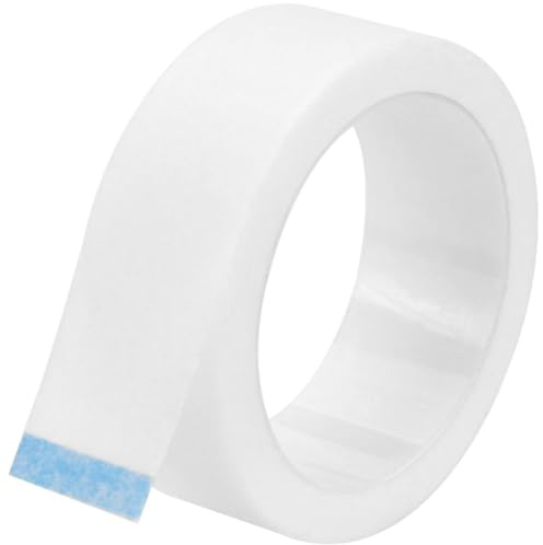 Abaodam Cinta Adhesivo para Extensiones de Pestañas de Tela No Tejida de Color, Fácil de Retirar 9 por 1.2 Cm para Uso Diario y de Maquillaje