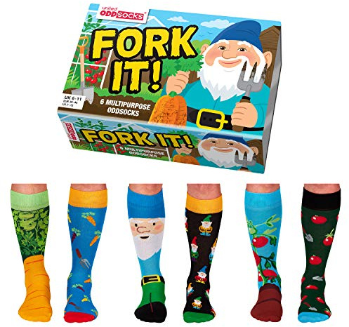 Fork It Gärtner Oddsocks Socken in 39-46 im 6er Set - Strumpf