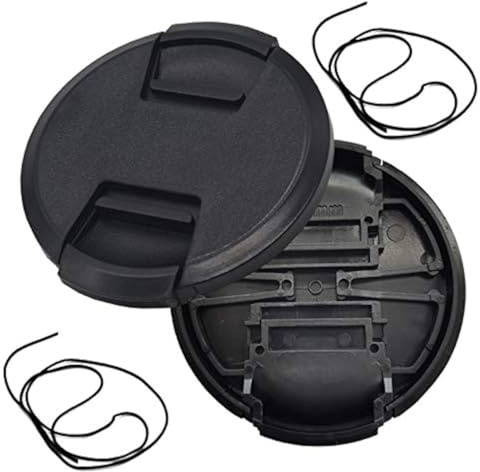 Copriobiettivo a scatto da 82 mm per Sony FE 24-70 mm f/2.8 GM, FE 16-35 mm f/2.8 GM Sony Alpha A7R IV A7R III, Fire Rock Center Pinch Cap per obiettivo Nikkor 24-70 mm f/2.8, 2 confezioni