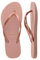 Slim Logo Metallic Crocus Rose Damen Slipper, rosa rose, 37.5 EU