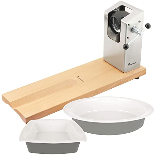 Bergner PK3996 Ham Holder, Stainless Steel and Wood
