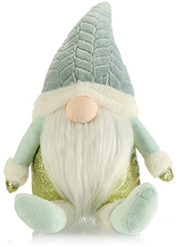 com-four® Gnomo natalizio Premium in XL - Decorazione natalizia - figura invernale come supporto decorativo - simpatico folletto come decorazione della stanza - nano con cappello a punta