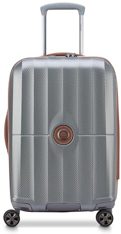 DELSEY PARIS St. Tropez Hardside Expandable Luggage with Spinner Wheels, Platinum, 3-Piece Set (21/24/28), St. Tropez Hardside Expandable Luggage with Spinner Wheels