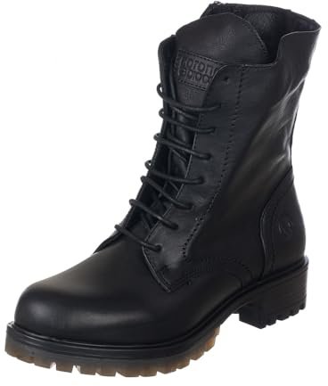 Coronel Tapiocca C380-11 Bota DE Piel con Cordones Mujer Negro 37