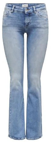 ONLY Onlblush Lw Flared DNM Rea155 Noos