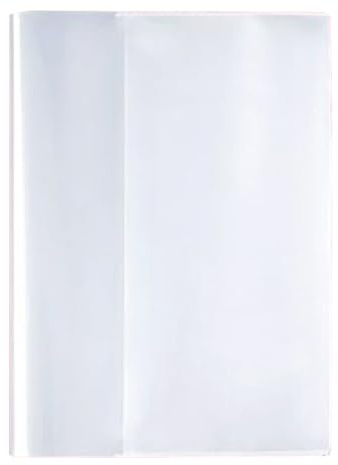 Protège-livre transparent – Couverture résistante à l'usure, matériaux de référence pour livres scolaires, couverture transparente flexible et durable | Empêche les dommages et garde les livres