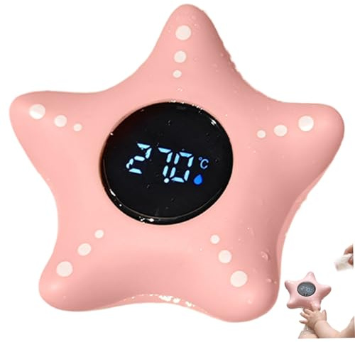 Termometro da bagno per bambini, Termometro da bagno, Avviso colorato galleggiante per bambini per la sicurezza dei neonati, Display LCD per temperatura precisa dell'acqua da 0-80°C