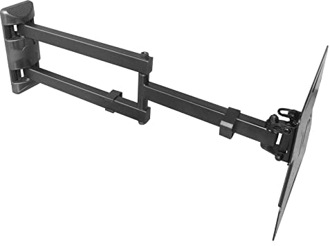 TV Wandhalterung Universal Fernseh Halterung - Schwenkbar Neigbar - Monitor Halter für 3D HD LED LCD - 15'-55' Zoll - VESA 75 100 200x100 200 schwarz Modell: S89B