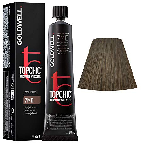 7MB Light Jade Brown Goldwell Topchic Cool Browns tb 60ml
