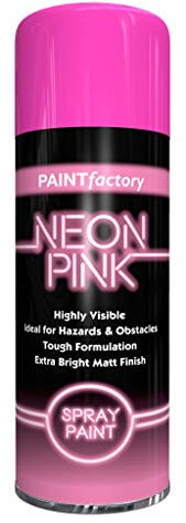 ALL PURPOSE NEON PINK 400ML - Professional Satin Finish Spray Wood Color Paint