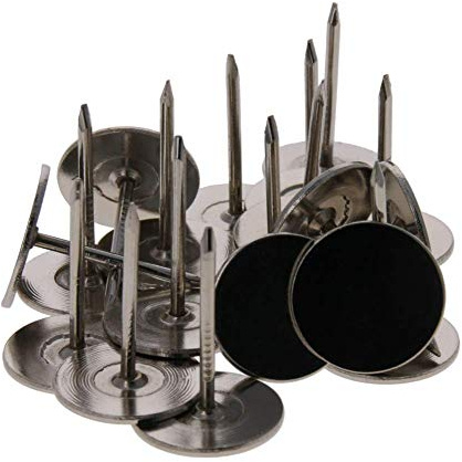 MroMax - Clavos para tapicería (19 mm x 25 mm, 100 unidades)