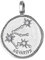NKlaus Wassermann Sternzeichen 925 Sterlingsilber 16mm Kettenanhänger Horoskop Zodiak 1696