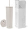 Simple Modern Thermobecher mit Strohhalm und Deckel | Trinkbecher mit Henkel Wiederverwendbare Edelstahl | Geschenke für Frauen und Männer | Classic | 830ml | Almond Birch