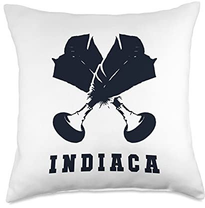 Indiaca Emblem Indiaca Game Ball Professional Peteca Throw Pillow