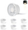 Gleonlux LED Modul 5W ultra flach 230V 50mm x 26mm, warmweiß 3000K 400lm 38° Lichtwinkel, ersetzt GU10 MR16 Leuchtmittel für Einbaustrahler, Aufbauspot, deckenleuchten und Deckenspots, 6er