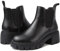 Womens Chelsea Platform Walking Ankle Boots Waterproof Elastic Chunky Heel Lug Sole Slip On Winter Boot