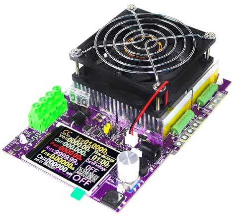 Sarini Tester di carico elettronico SB Tester di capacità della batteria di carico elettronico a corrente costante regolabile Tester di potenza di resistenza di scarica intelligente 150W